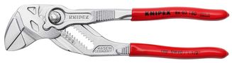 KNIPEX 86 03 180 Pliers Wrench pliers and a wrench in a single tool plastic coated chrome-plated 180 mm 86 03 180 4003773035466