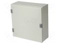Enclosure: wall mounting; X: 500mm; Y: 500mm; Z: 200mm; orion+; steel HAGER FL113A
