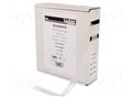 Heat shrink sleeve; glueless; 2: 1; 9.5mm; L: 5m; transparent TASKER BOX9548TR