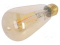 LED lamp; white,warm white,cool white; E27; 700lm; 7W; 360°; B02 SONOFF B02-F-ST64