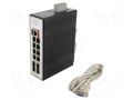 Switch Ethernet; managed; Number of ports: 12; 12÷48VDC; RJ45,SFP WAGO 852-1305/000-001