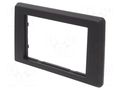 Radio frame; Nissan,Opel,Renault; 2 DIN; black 4CARMEDIA RAM-40.680.4