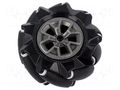 Right wheel; black; screw; Ø: 97mm; Plating: rubber; W: 44.9mm; 1pcs. DFROBOT DF-FIT0768