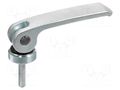 Lever; clamping; Thread len: 30mm; Lever length: 63mm ELESA+GANTER GN927.3-63-M5-30-A