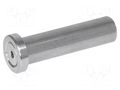 Assembly pin; Ø: 10mm; L: 35mm; without cross hole,with washer ELESA+GANTER GN2342-NI-10-35B-1