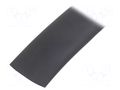 Heat shrink sleeve; glueless; 2: 1; 25.4mm; black; polyolefine BM GROUP BMGBS254BNE