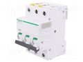 Circuit breaker; 400VAC; Inom: 2A; Poles: 3; for DIN rail mounting SCHNEIDER ELECTRIC A9F04302