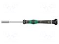 Screwdriver: precision; 6-angles socket; HEX 5mm WERA WERA.05118124001