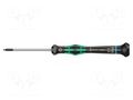 Screwdriver; precision; hex key,spherical; HEX 1.3mm WERA WERA.05118089001