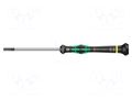 Screadriver: precision; slot; 4x0.8mm; Kraftform Micro WERA WERA.05118014001