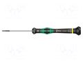 Screwdriver: precision; slot; 1.8x0.3mm; Kraftform Micro WERA WERA.05118004001