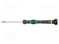Screwdriver; precision; slot; 1.5x0.23mm; Kraftform Micro WERA WERA.05118003001