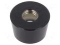 Cover; MPA; push-in; brass; Body: black; Illumin: none KNITTER-SWITCH CO106S