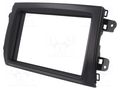 Radio frame; Fiat; 2 DIN; black PER.PIC. RAM-40.535