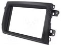 Radio frame; Fiat; 2 DIN; black PER.PIC. RAM-40.535