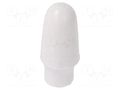 Cap; MTA; push-in; PVC; Body: white; Illumin: none KNITTER-SWITCH C1110