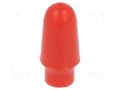 Cap; MTA; push-in; PVC; Body: red; Illumin: none KNITTER-SWITCH C1109