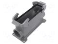 Enclosure for connectors: HDC; size L32B; Han® B; IP65; straight HARTING 19301320271
