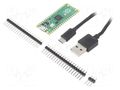 Dev.kit: Raspberry; Comp: RP2040; Uoper: 1.8÷5.5VDC; Usup: 5VDC RASPBERRY PI RPI-PICO-KIT