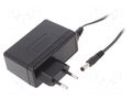 Power supply: switching; mains,plug-in; 48VDC; 60W; Out: 5,5/2,1 MEAN WELL GSV60E48-P1J