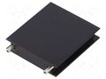 Heatsink: extruded; flat; SOT93,TO218,TO220,TO247,TOP3; black SEIFERT ELECTRONIC KL-210/38.1/SW/OL