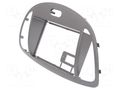 Radio frame; Hyundai; 2 DIN; silver PER.PIC. RAM-40.298.2