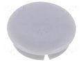 Cap; grey; Mounting: push-in; plastic MENTOR 331.664