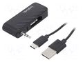 BT receiver; black; Jack 3,5mm x2,USB C; 7m; Bluetooth: 5.1 LOGILINK BT0061