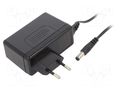 Power supply: switching; mains,plug-in; 48VDC; 30W; Out: 5,5/2,1 MEAN WELL GSV30E48-P1J