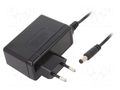 Power supply: switching; mains,plug-in; 12VDC; 50W; Out: 5,5/2,1 MEAN WELL GSV60E12-P1J