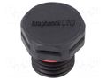 Pressure compensation device; IP68; Thread: M12; Body: black AMPHENOL VENT-PS1NBK-N8002