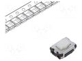 Microswitch TACT; SPST; Pos: 2; 0.02A/15VDC; SMD; none; OFF-(ON) PANASONIC EVQP2V02W
