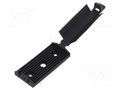 Screw mounted clamp; polyamide; black HELLERMANNTYTON FKH50-PA66HIR-BK