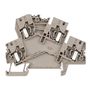 Multi-tier modular terminal, Tension-clamp connection, 4 mm², 800 V, 32 A, Number of levels: 2, dark beige Weidmuller 8670750000 04032248422012