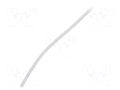Insulating tube; silicone; transparent; -50÷200°C; Øint: 1mm FAVIER GES-1-TR-1000