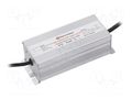 Power supply: switching; 100W; 12VDC; 8A; 180÷295VAC; IP67; 89% ELECTROSTART LED-100-12-PF
