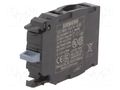 Contact block; 22mm; front fixing; screw terminals; SIRIUS ACT SIEMENS 3SU1400-1AA10-1QA0