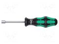 Screwdriver; 6-angles socket; HEX 8mm; deep; Blade length: 90mm WERA WERA.05029464001
