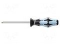 Screwdriver; square; RB2; Blade length: 100mm; Overall len: 205mm WERA WERA.05032071002