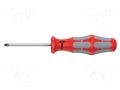 Screwdriver; square; #00; Blade length: 60mm; Overall len: 141mm WERA WERA.05117680001