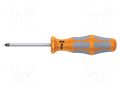 Screwdriver; square; RB0; Blade length: 60mm; Overall len: 141mm WERA WERA.05117681001