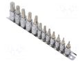 Wrench-set; socket spanner,Torx®; Chrom-vanadium steel; 12pcs. YATO YT-04331