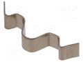 Retaining spring; L: 12.5mm; H: 4mm; natural SEIFERT ELECTRONIC KC-205