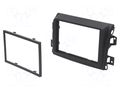 Radio frame; Fiat; 2 DIN; matt black 4CARMEDIA RAM-40.681.2