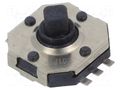 Microswitch TACT; SPST-NO; Pos: 2; 0.05A/12VDC; SMD; none; 1.6N KNITTER-SWITCH TSSJ5