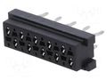 Connector: Micro-MaTch; socket; female; PIN: 10; straight; THT; 2x5 TE Connectivity 1-2178710-0/C