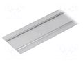 Cover; silver; 2m; aluminium; for profiles; WALLE12 TOPMET TOP-B8040020