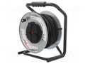 Extension lead; reel,with non-rotating sockets; Sockets: 4; 40m JONEX PS-BM-RR-3X2.5/40