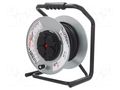 Extension lead; reel,with non-rotating sockets; Sockets: 4; 30m JONEX PS-BM-RR-3X1.5/30