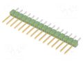Connector: pin strips; pin header; male; PIN: 16; AMPMODU MOD II TE Connectivity 1-826629-6